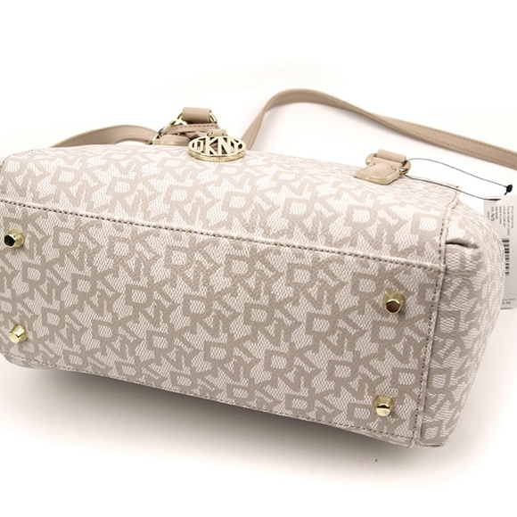 NWT DKNY Heritage Coated Satchel Crossbody 5017 - Picture 6 of 7